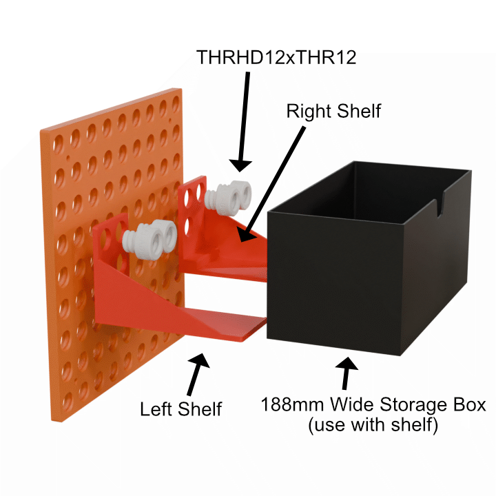 Storage Box Shelf Example 1