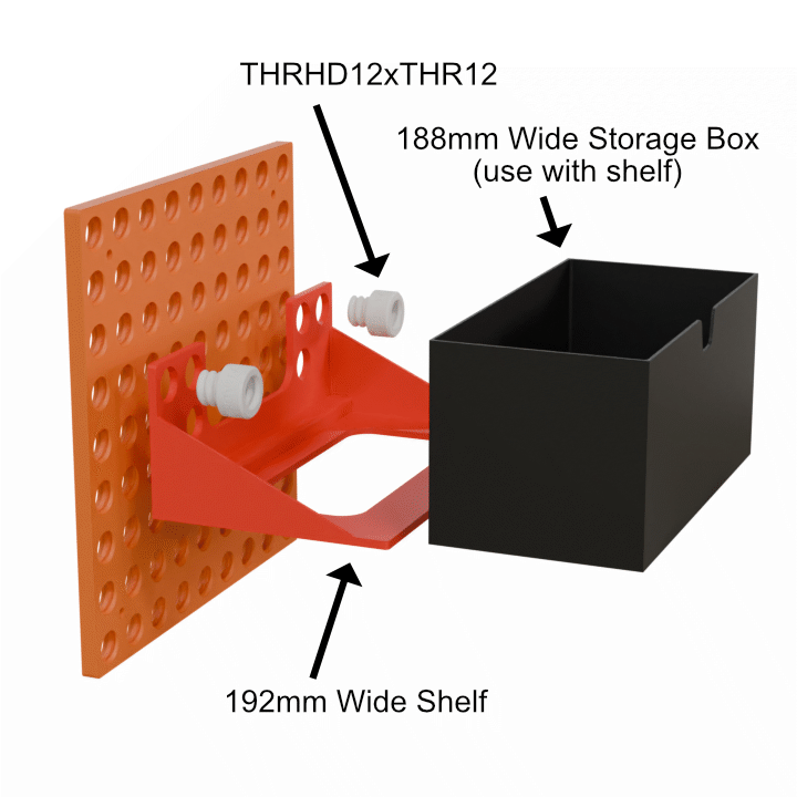 Storage Box Shelf Example 2